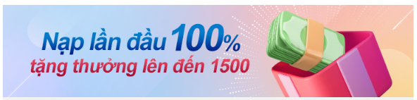 Nạp lần đầu 100%